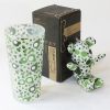 SYNC - [Bubble Green] Stuffed Bear Glass Cup (6.3 inch height)