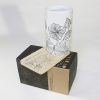 SYNC - [Lotus Leaves] Graphic Mug / Wood Coaster - No Handle (4.4 inch height)