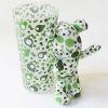 SYNC - [Bubble Green] Stuffed Bear Glass Cup (6.3 inch height)